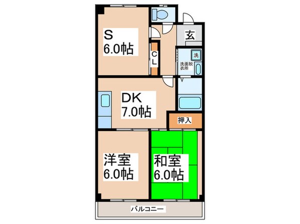 サンシードの物件間取画像